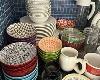 Certified International Chelsea Ceramic Bowl Set and Assorted Plates