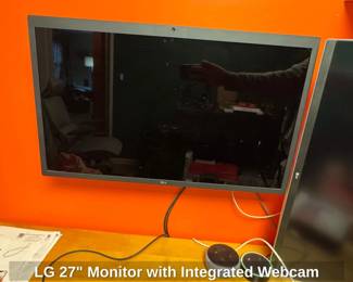 LG Monitor with Integrated Webcam