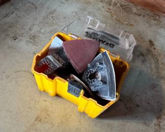 DEWALT Oscillating MultiTool Accessory Kit with Sanding Pad and Blades