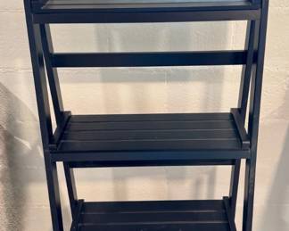 Black Tier Ladder Shelf