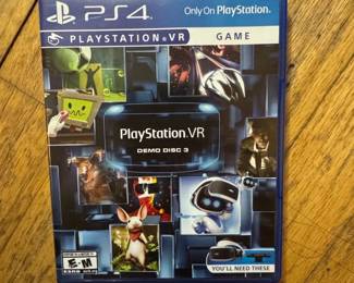 PlayStation VR Demo Disc PS Game
