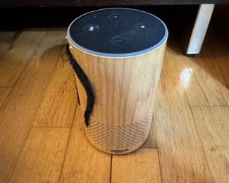 Amazon Echo first Generation with Custom WoodGrain Vinyl Wrap