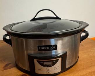 CrockPot Quart Programmable Slow Cooker with Digital Timer