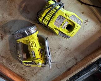 Ryobi ONE V Cordless Jigsaw and Battery Charger