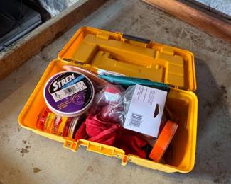 Stren Clear Blue Fishing Line and South Bend Tackle Box