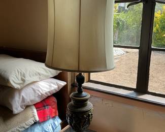 Classical Revival Bronze Table Lamp