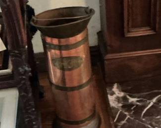 Vintage Copper KAN Coal Scuttle or Umbrella Stand