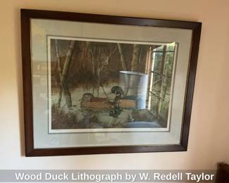 Wood Duck Lithograph by W. Redell Taylor