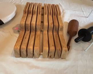 Vintage Wooden Bread Slicer