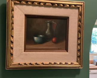 Still Life with Pitcher, Bowl, and Apple
