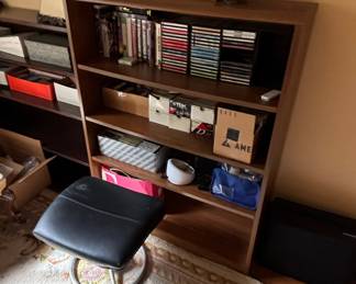 Mid-Century Modern Walnut Bookcase