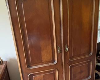 Vintage Ethan Allen Armoire Wardrobe