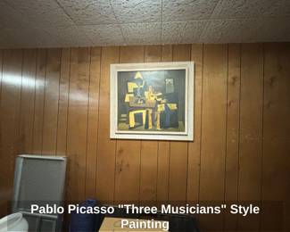 Pablo Picasso Three Musicians Style Painting