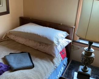 Vintage MidCentury Modern Walnut Bed Frame