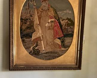 Tapestry Depicting Saint Patrick