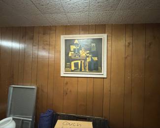 Pablo Picasso "Three Musicians" Style Painting