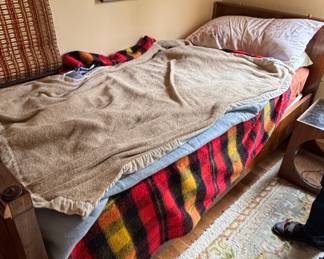 Vintage Wooden Twin Bed Frame