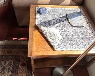 MidCentury Modern Oak Side Table