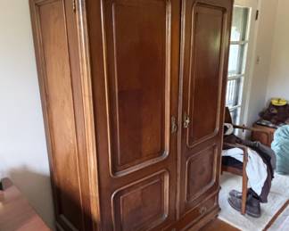 Antique French Provincial Armoire Wardrobe