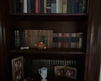 Collection of Vintage Books and Decorative Items