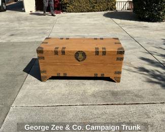 George Zee  Co. Campaign Trunk
