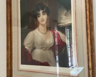 Portrait of Paulina, The First Wife of Sir Codrington Edmund Carrington by Sir Thomas Lawrence Reproduction Print