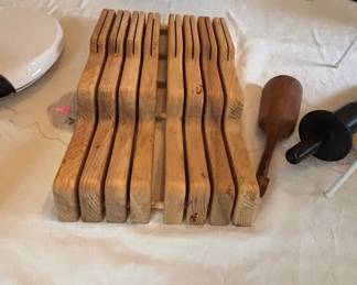 Vintage Wooden Bread Slicer