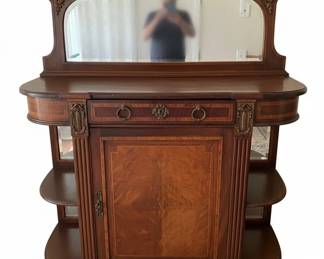 Victorian Walnut Sideboard with Mirror