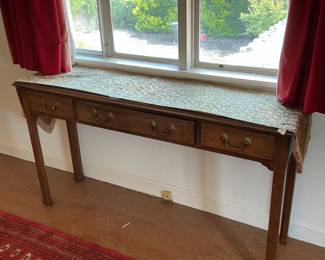 Antique Mahogany Console Table