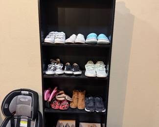 Children and adult shoes and sandals