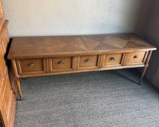 MCM long low table