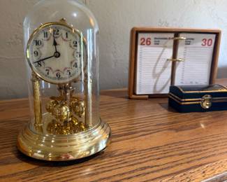 Brass clock