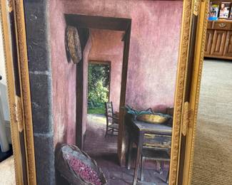 Doorway cosy room artwork
