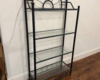 Metal etagere