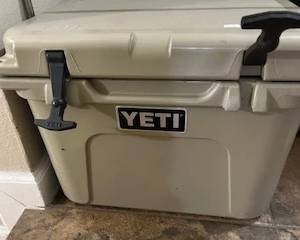 Yeti ice chest