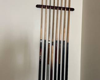 Pool Table - C.L.Bailey Co. - Made in USA - Comes with 8 Cue Sticks-Cover-Balls-3 Racks,