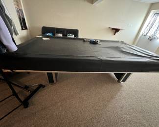Pool Table - C.L.Bailey Co. - Made in USA - Comes with 8 Cue Sticks-Cover-Balls-3 Racks,