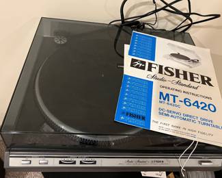 Fisher MT-6420 Turntable,