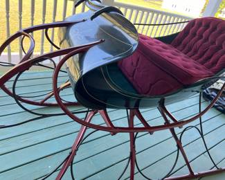 Cutter Sleigh - Black w/Gold Pin Striping - Buttoned Cushion - Completely Restored w/Shaft -  2 Person - 1 Horse