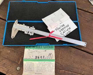 Fowler Vernier Caliper w/Case,