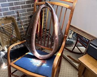 Vintage Horse Halter, Antique Rocker