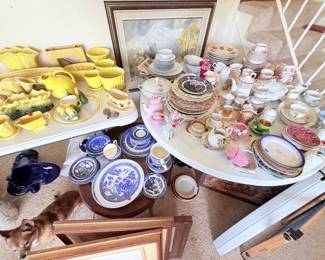 Vintage McCoy, Bauer, Homer Laughlin, Pottery - Yellow, Misc. fine China