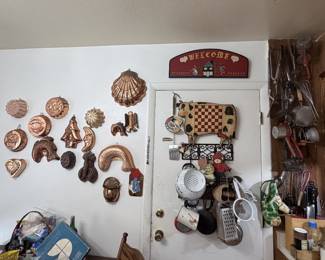 Antique Kitchen Utensils collection, Jello Molds, 