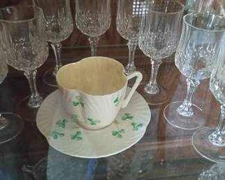 Belleck cup and saucer 