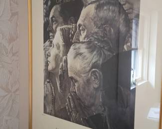Norman Rockwell lithograph 
