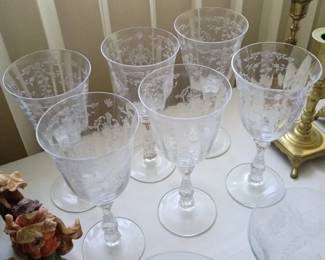 Navarre , set of six goblets