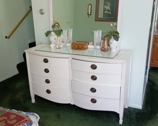 Dresser with mirror