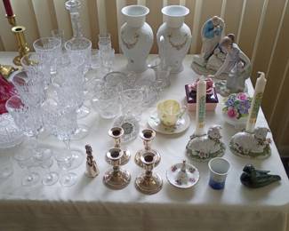 Glassware and porcelain 