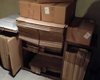 Packing supplies, boxes