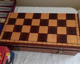 Chess set in a case